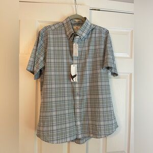 GenTeal Men's Green Plaid Button Down Shirt